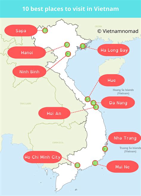 10 Best Places To Visit In Vietnam In 2022 With Map And Poll