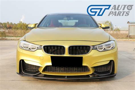 M Performance Style Carbon Front Lip Carbon Splitters For 14 19 Bmw