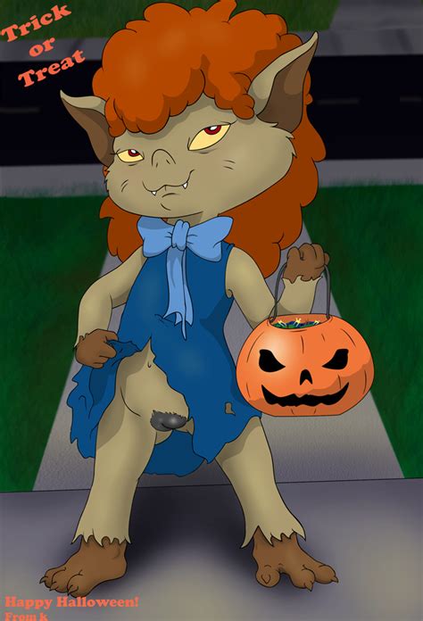 Rule 34 Dress Lift Halloween Hanna Barbera No Panties Pussy Red Eyes Red Hair Scooby Doo