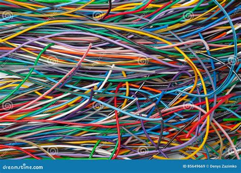 Wires Texture Stock Image Image Of Internet Wiring 85649669