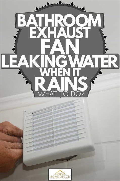 Water Leak Around Bathroom Ceiling Fan Shelly Lighting