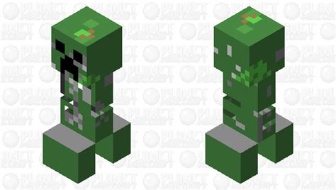 Stone Golem Creeper Minecraft Mob Skin