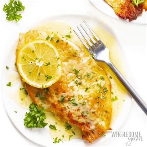 Pan Fried Tilapia With Lemon Butter Sauce Wholesome Yum