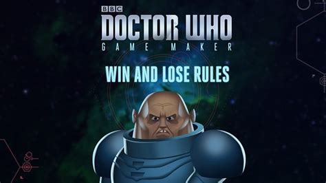 Bbc One Doctor Who Doctor Who Game Maker Tips