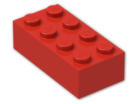 Brick 2 X 4 3001 Bright Red