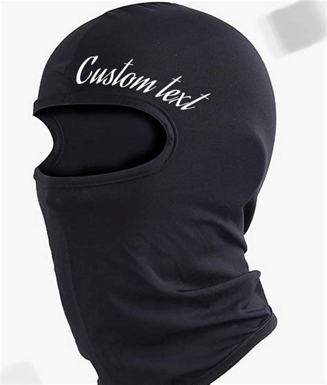 Custom Ski Mask Personalized Text Shiesty Ski Mask Custom Etsy