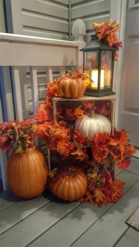 Another diy idea when it comes to your porch is to add a dining area to the scene. Creative fall porch decorating ideas 00002 ...