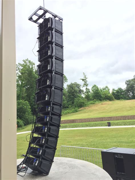 Setting Up Db Technologies Line Array System Sound Stage Stage