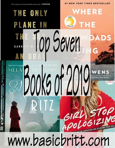 Top Seven Books Of 2019