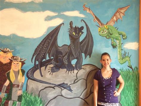 When hiccup discovers toothless isn't the only night fury, he must seek the hidden world, a secret dragon utopia before a hired tyrant named grimmel finds it first. Toothless of How to Train Your Dragon. Mural. Wall ...