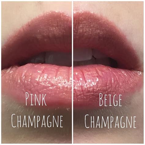 Comparing Pink Champagne To Beige Champagne Lipsense Senegence Order