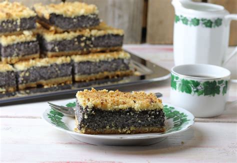 Bester Mohnkuchen mit Streuseln vegan Dailyvegan