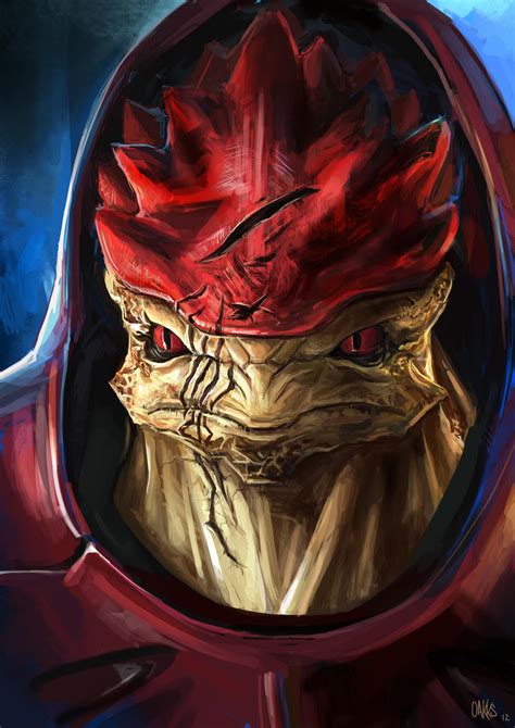 Mass Effect Wrex Urdnot By Oakks On Deviantart