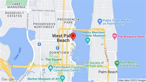 Map Of Downtown West Palm Beach
