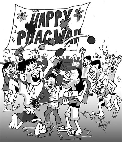 The Scene Cartoon Happy Phagwah March 19 2011 Cartoons March Scene
