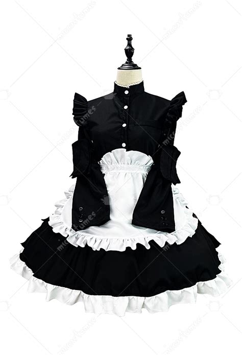 Lolita Maid Uniform Kawaii Maid Cosplay Costume Top Quality Black
