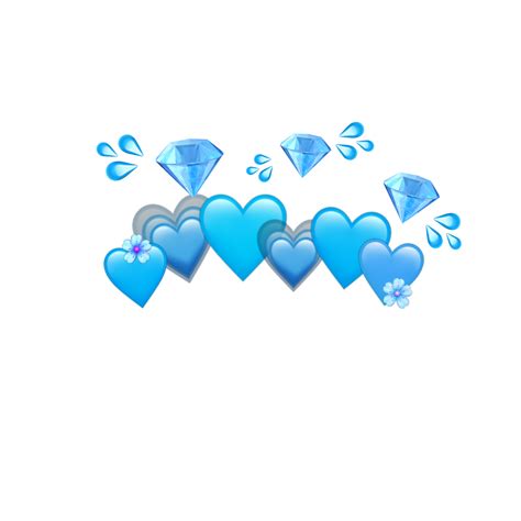 Blue Emoji Crown Freetoedit Blue Sticker By Ellexvty