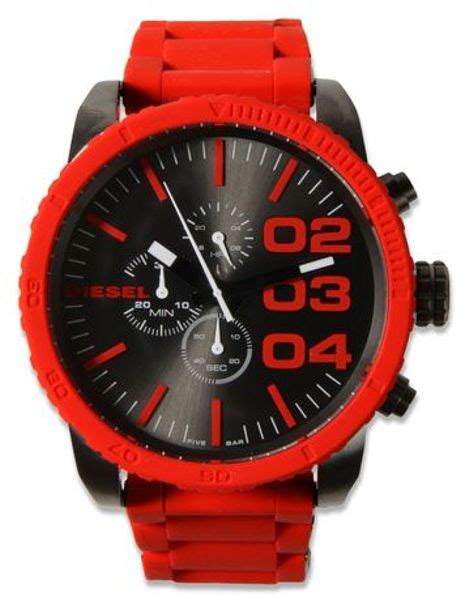 Diesel Watch In Red For Men Alive Red Lyst