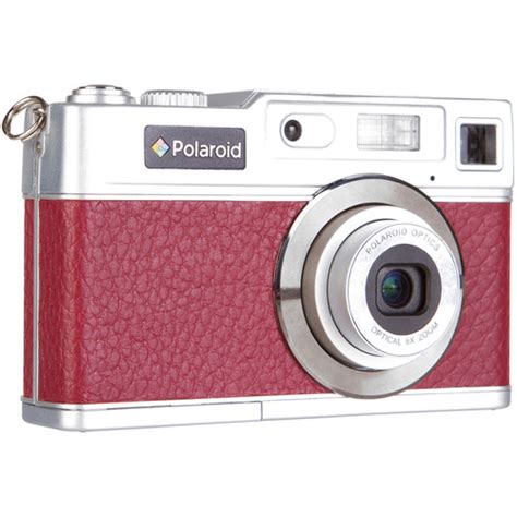 Vivitar Polaroid Ie827 Retro Digital Camera Red