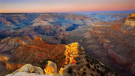 Nature Landscape Desert Canyon Grand Canyon Sunrise