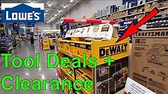 Tool Deals Clearance Shopping at Lowes