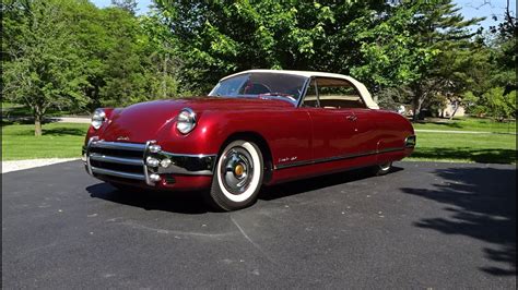 1950 Muntz Jet Convertible In Merlot Red Paint And Engine Sound On My Car