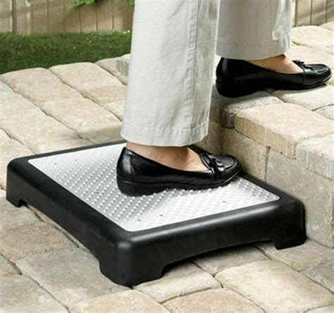 Portable Non Slip Half Step Stool Elderly Disability Mobility Strong