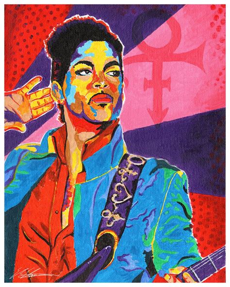 Prince 8 X 10 Acrylic Painting Digital Print Etsy