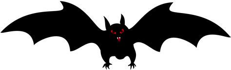 Halloween Black Bat Clipart Clip Art Library