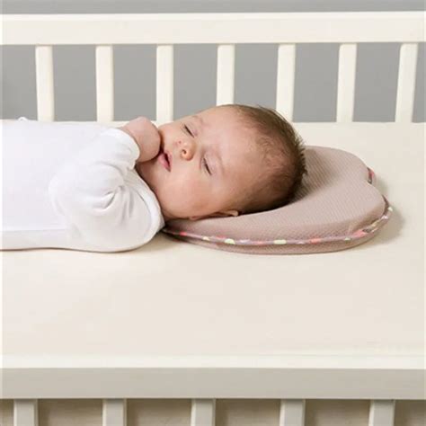 Baby Shaped Pillow Lovely Newborn Toddler Anti Roll Baby Infant Pillows