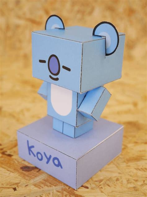 Koya Bt21 Cubeecraft By Sugarbee908 On Deviantart Paper Doll