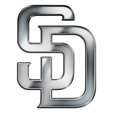 San Diego Padres Silver Logo Decal Stickerdecalmlb Sliver 023mlb Design