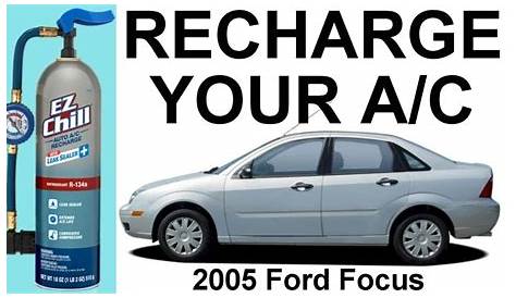 Recharge The A/C On A 1999-2007 Ford Focus DIY: How To Add R-134A