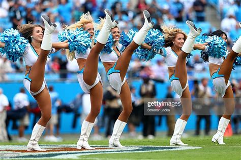 Cheerleaders Of The Carolina Panthers During The Game At Bank Of