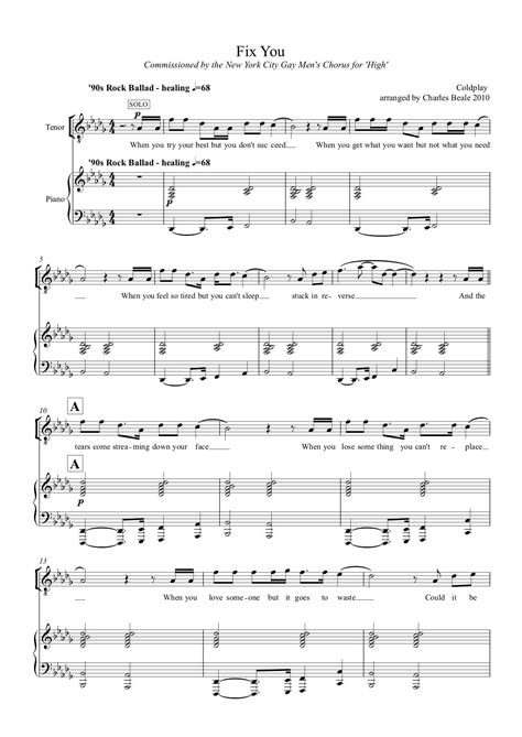 Fix You - TTBB (SMP) — Charlie Beale