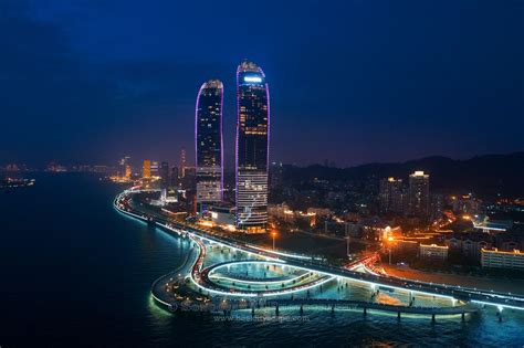 Evening Xiamen Fujian China Songquan Photography Fujian Xiamen