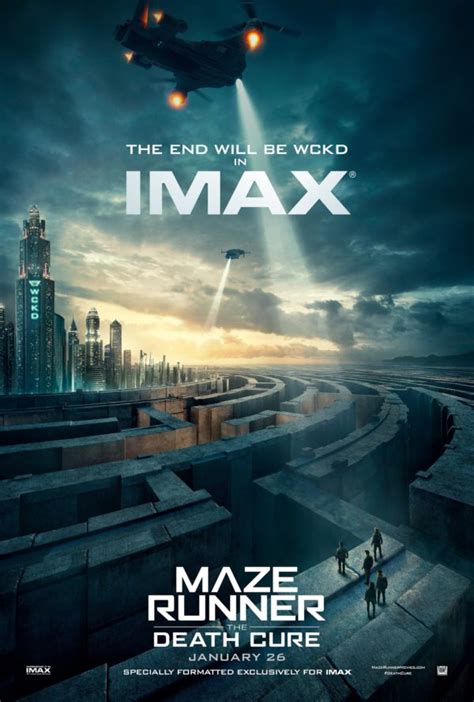 Because the real title is the death cure but they thought we are too stupid to know this is maze runner sequel, so they went with the maze runner you should read it! Maze Runner: The Death Cure gets two new posters