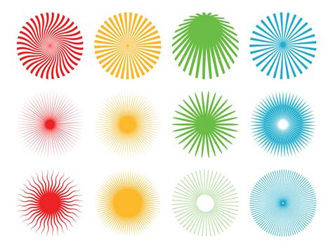 Starburst Patterns Pack Vector Art And Graphics