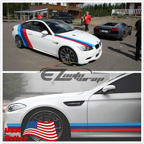 Racing Stripe M Performance Bmw Car Sticker Ezauto Wrap