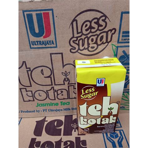 Jual Teh Kotak Aroma Melati Less Sugar Ultra Jaya I 300 Ml Shopee