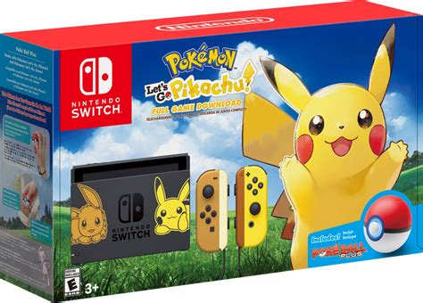72 results for nintendo switch pikachu edition. Nintendo - Switch Pikachu & Eevee Edition with Pokmon: Let ...