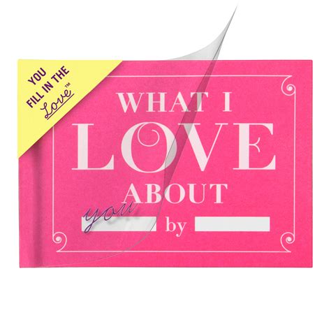 Knock Knock What I Love About You Fill In The Love Book Fill In The Blank Gift Journal X