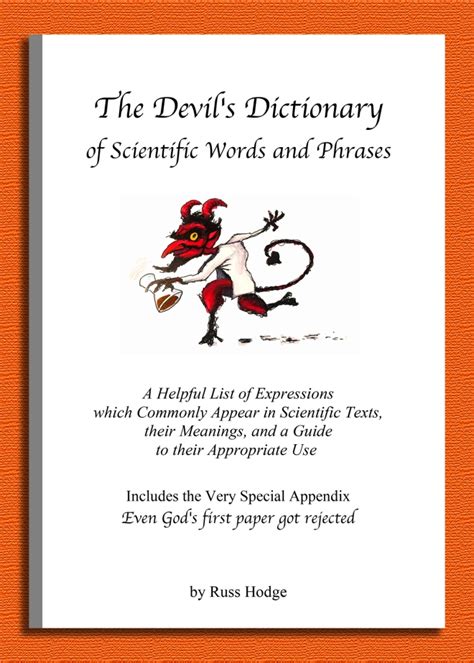 The Devils Dictionary Now Available In Printed Form Good Science