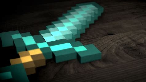 Minecraft Diamond Sword Wallpapers On Wallpaperdog