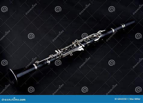 Clarinet Isolated On Black Background Stock Photo Image Of Close