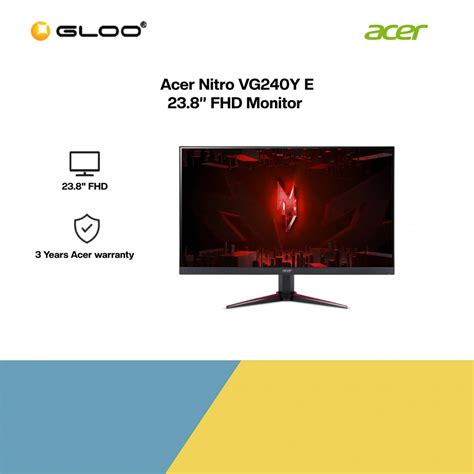 Acer Nitro Vg240y E 238inch Fhd Monitor