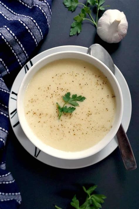 Cream Of Garlic Soup My Gorgeous Recipes