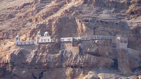 Mount of temptation / st george monastery. Jericho - Monastery of Temptation (Quarantal Monastery ...