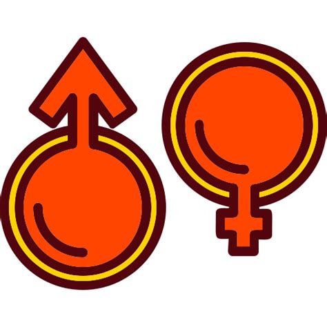 Sex Generic Outline Color Icon