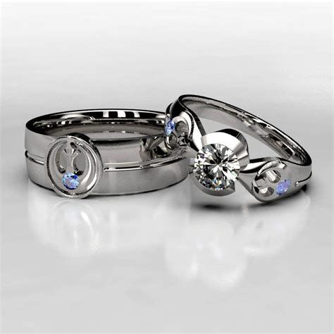 Https://tommynaija.com/wedding/star Wars Wedding Ring Set